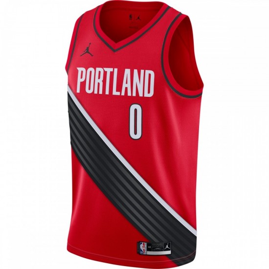 Damian Lillard Portland Trail Blazers Jordan Brand 2020/21 Swingman Jersey - Statement Edition - Red