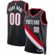 Portland Trail Blazers Nike 2021/22 Diamond Swingman Custom Jersey - Icon Edition - Black