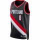 Damian Lillard Portland Trail Blazers Nike 2021/22 Diamond Swingman Jersey - Icon Edition - Black