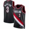 C.J. McCollum Portland Trail Blazers Nike 2021/22 Diamond Swingman Jersey - Icon Edition - Black