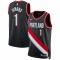 Anfernee Simons Portland Trail Blazers Nike Unisex Swingman Jersey - Icon Edition - Black