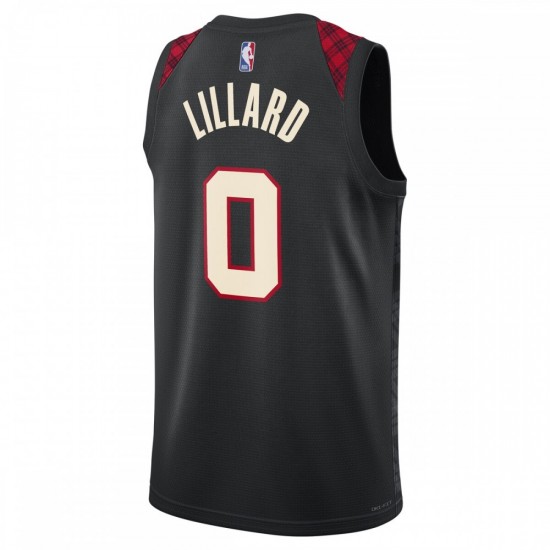 Damian Lillard Portland Trail Blazers Nike Unisex 2023/24 Swingman Jersey - Black - City Edition