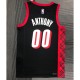 Men's Portland Trail Blazers Carmelo Anthony #00 Nike Black 2021/22 Swingman NBA Jersey-City Edition