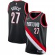 Men's Portland Trail Blazers Jusuf Nurkic #27 Nike Black Swingman Jersey - Icon Edition