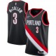 Men's Portland Trail Blazers C.J. McCollum #3 Nike Black 2020/21 Swingman Jersey - Icon Edition