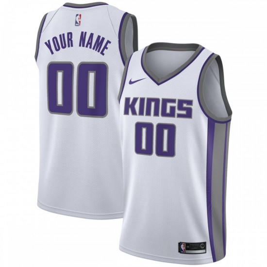 Sacramento Kings Nike Swingman Custom Jersey White - Association Edition