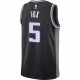 De'Aaron Fox Sacramento Kings Jordan Brand Logo 2020/21 Swingman Jersey - Statement Edition - Black