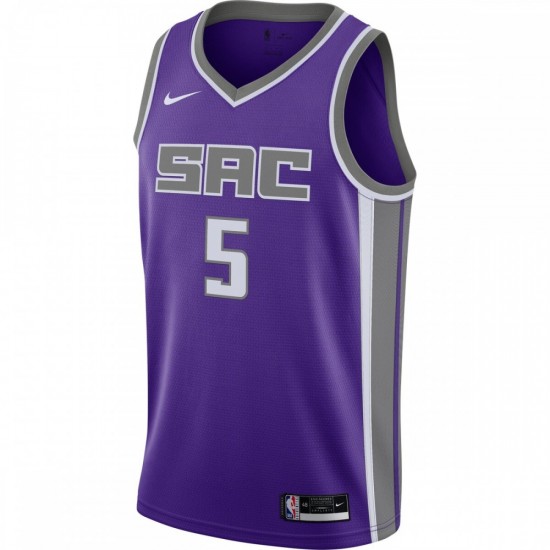 De'Aaron Fox Sacramento Kings Nike 2020/21 Swingman Jersey - Purple - Icon Edition