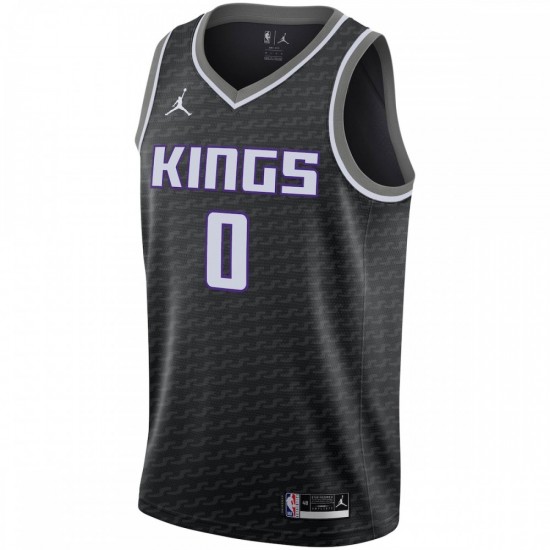 Tyrese Haliburton Sacramento Kings Jordan Brand 2020/21 Swingman Jersey - Statement Edition - Black