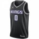 Tyrese Haliburton Sacramento Kings Jordan Brand 2020/21 Swingman Jersey - Statement Edition - Black