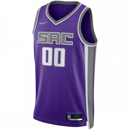 Sacramento Kings Nike 2021/22 Diamond Swingman Custom Jersey - Icon Edition - Purple