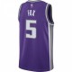 De'Aaron Fox Sacramento Kings Nike 2021/22 Diamond Swingman Jersey - Icon Edition - Purple