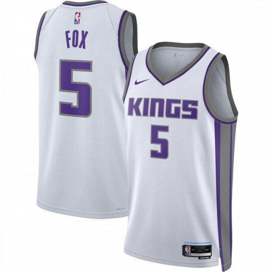 De'Aaron Fox Sacramento Kings Nike Unisex 2022/23 Swingman Jersey - Association Edition - White