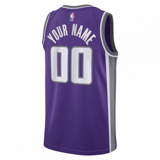 Sacramento Kings Nike Unisex 2022/23 Swingman Custom Jersey Purple - Icon Edition