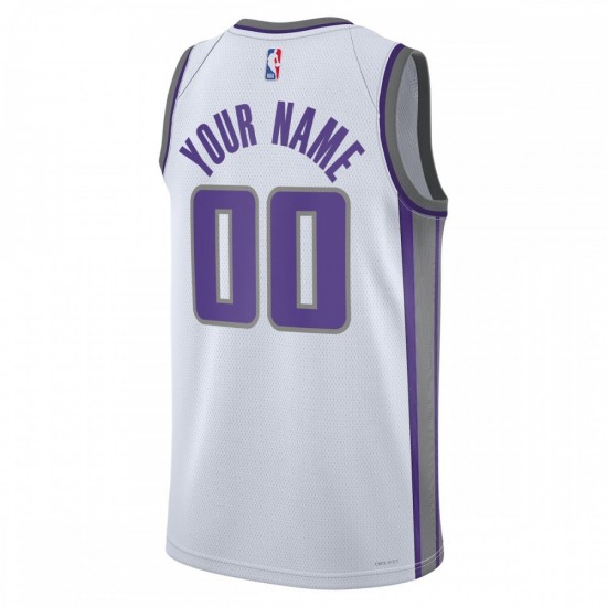 Sacramento Kings Nike Unisex 2022/23 Swingman Custom Jersey White - Association Edition