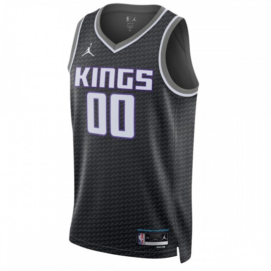 Sacramento Kings Jordan Brand Unisex 2022/23 Swingman Custom Jersey - Statement Edition - Black