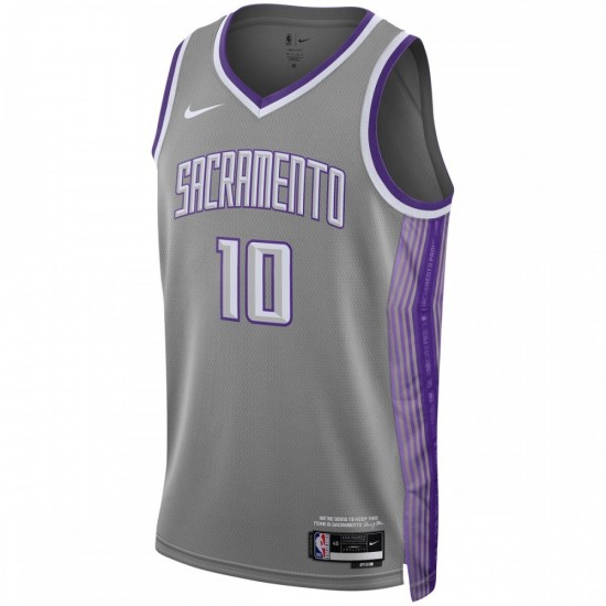 Domantas Sabonis Sacramento Kings Nike Unisex 2022/23 Swingman Jersey - City Edition - Anthracite