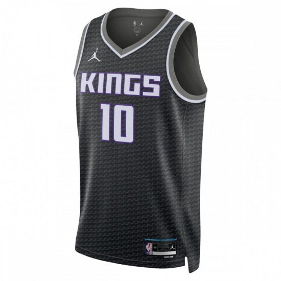 Domantas Sabonis Sacramento Kings Jordan Brand 2022/23 Statement Edition Swingman Jersey - Black