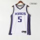 Men's Sacramento Kings De'Aaron Fox #5 Nike White 2021/22 Swingman NBA Jersey - Association Edition