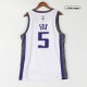 Men's Sacramento Kings De'Aaron Fox #5 Nike White 2021/22 Swingman NBA Jersey - Association Edition