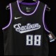 Men's Sacramento Kings Neemias Queta #88 Nike Black 2021/22 Swingman NBA Jersey - City Edition