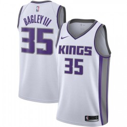 Men's Sacramento Kings Marvin Bagley III #35 Nike White 19/20 Swingman Jersey - Association Edition