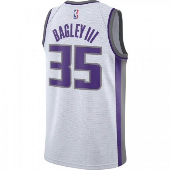 Men's Sacramento Kings Marvin Bagley III #35 Nike White 19/20 Swingman Jersey - Association Edition