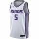 Men's Sacramento Kings De'Aaron Fox #5 Nike White Swingman Jersey - Association Edition