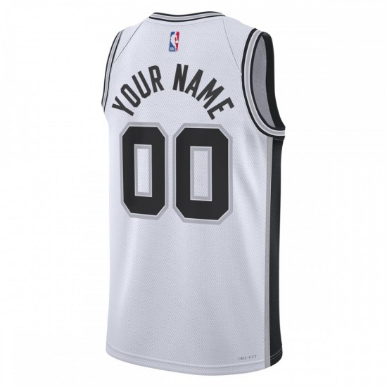 San Antonio Spurs Nike Unisex 2022/23 Swingman Custom Jersey White - Association Edition