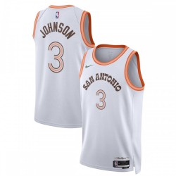 Keldon Johnson San Antonio Spurs Nike Unisex 2023/24 Swingman Jersey - White - City Edition