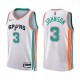 Men's San Antonio Spurs Keldon Johnson #3 Nike White 2021/22 Swingman Jersey - City Edition