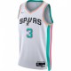 Men's San Antonio Spurs Keldon Johnson #3 Nike White 2021/22 Swingman Jersey - City Edition