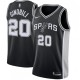 Men's San Antonio Spurs Manu Ginobili #20 Nike Black 2020/21 Swingman Jersey - Icon Edition