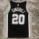 Men's San Antonio Spurs Manu Ginobili #20 Nike Black 2020/21 Swingman Jersey - Icon Edition