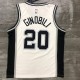 Men's San Antonio Spurs Manu Ginobili #20 Nike White 2020/21 Swingman Jersey - Association Edition