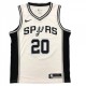 Men's San Antonio Spurs Manu Ginobili #20 Nike White 2020/21 Swingman Jersey - Association Edition