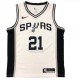 Men's San Antonio Spurs Tim Duncan #21 Nike White 2020/21 Swingman Jersey - Association Edition