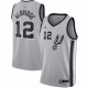 Men's San Antonio Spurs LaMarcus Aldridge #12 Jordan Silver 20/21 Swingman Jersey- Statement Edition