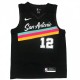 Men's San Antonio Spurs Lamarcus Aldridge #12 Nike Black 20/21 Swingman Jersey - City Edition