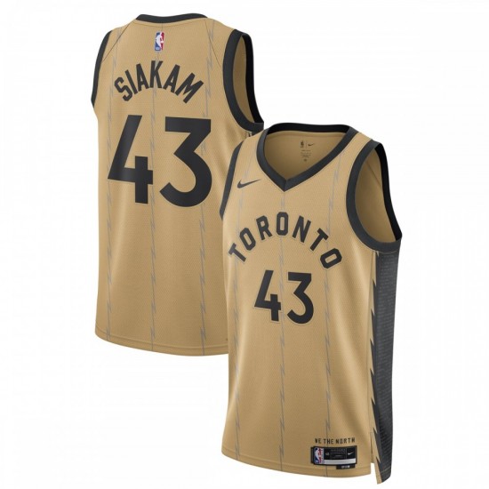 Pascal Siakam Toronto Raptors Nike Unisex 2023/24 Swingman Jersey - Gold - City Edition