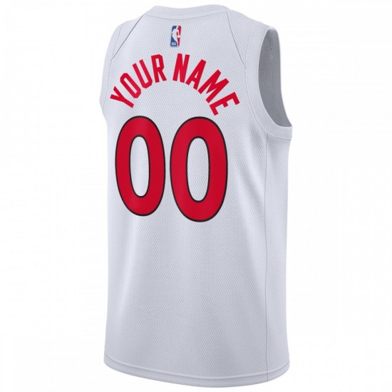 Toronto Raptors Nike 2020/21 Swingman Custom Jersey - Association Edition - White