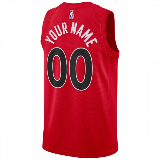 Toronto Raptors Nike 2020/21 Swingman Custom Jersey - Icon Edition - Red