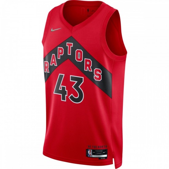 Pascal Siakam Toronto Raptors Nike 2021/22 Diamond Swingman Jersey - Icon Edition - Red