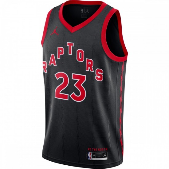 Fred VanVleet Toronto Raptors Jordan Brand 2020/21 Swingman Jersey - Statement Edition - Black