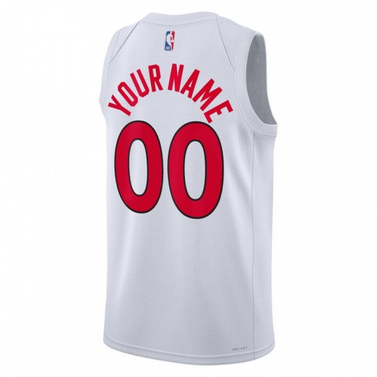 Toronto Raptors Nike Unisex 2022/23 Swingman Custom Jersey White - Association Edition