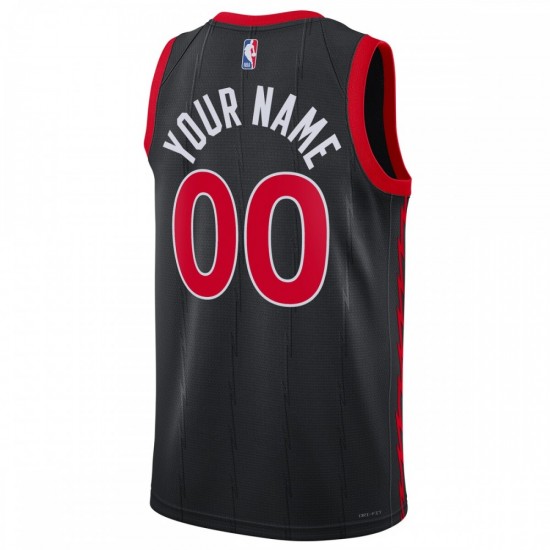 Toronto Raptors Jordan Brand Unisex 2022/23 Swingman Custom Jersey - Statement Edition - Black