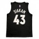 Men's Toronto Raptors Pascal Siakam #43 Nike Black&Purple 2021 Swingman NBA Jersey - Earned Edition