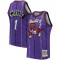 Men's Toronto Raptors Tracy McGrady #1 Throwback Mitchell & Ness Purple 98-99 Hardwood Classics Jersey