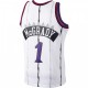 Men's Toronto Raptors Tracy McGrady #1 Mitchell&Ness White 1998-99 Hardwood Classics Swingman Jersey