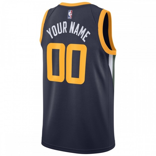 Utah Jazz Nike Swingman Custom Jersey Navy - Icon Edition